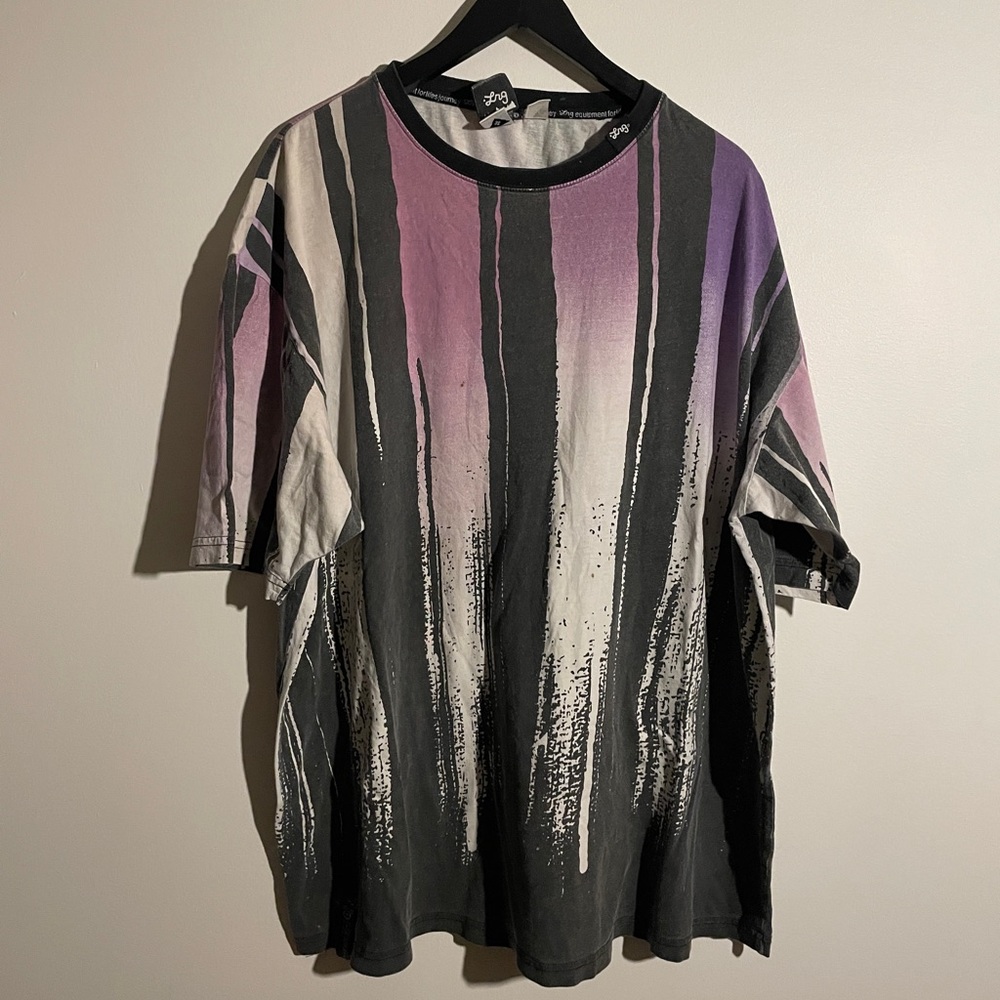 LRG Lifted Research Group Striped Fade Purple & Black